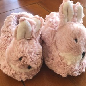 Nordstrom Baby pink bunny slippers